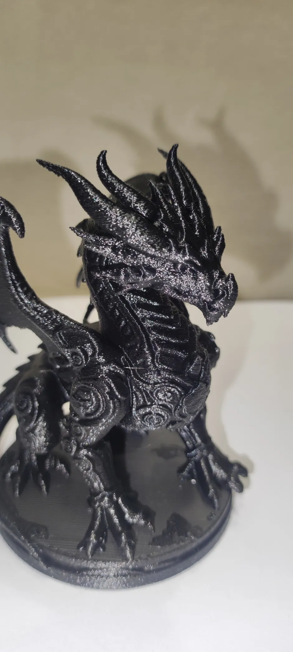 Dragon Fantasy style figurine - Free 3D Print Model - MakerWorld