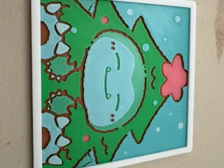 Christmas Pokémon coaster