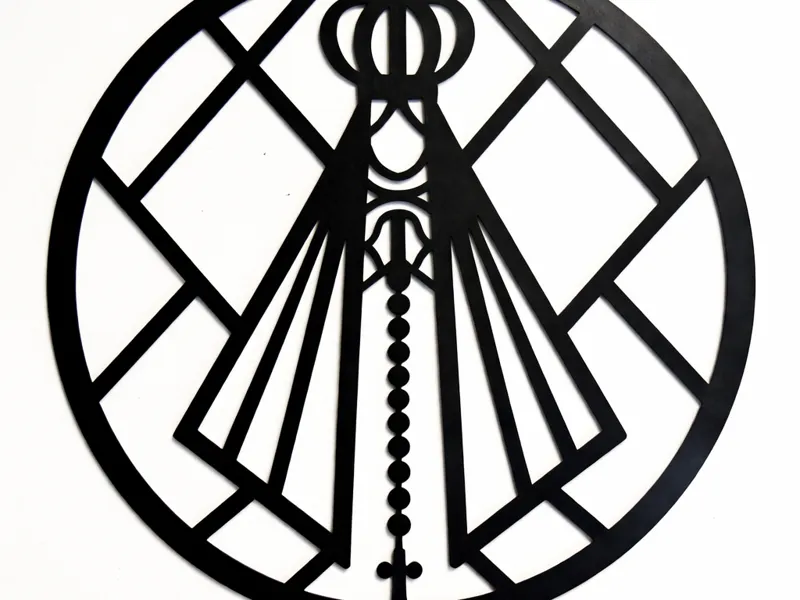 Mandala Decorativa Nossa Senhora Aparecida - v1