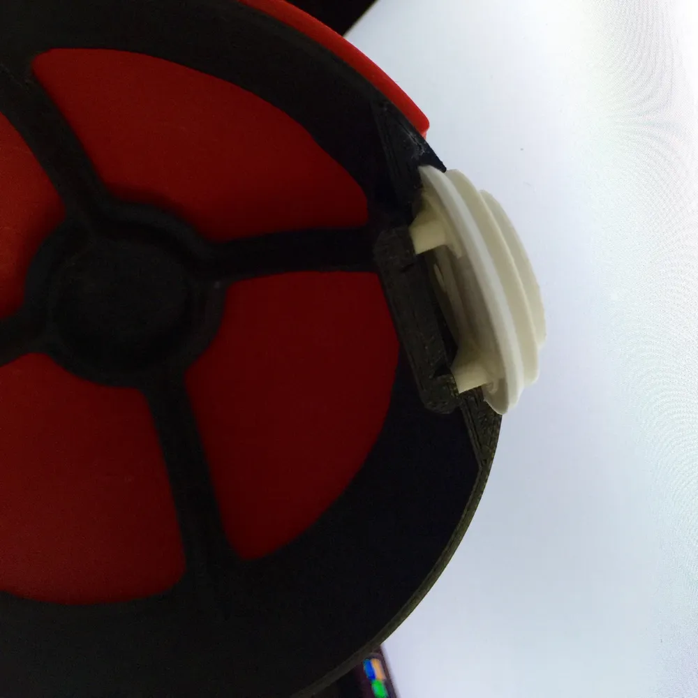 PokeBall - Fully Functional with button and hinge - Free 3D Print Model ...