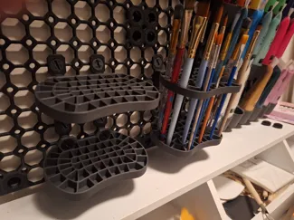 Multiboard paintbrush holder