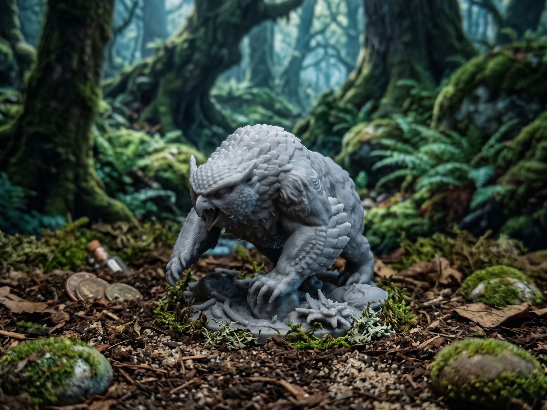 Orsogufo – Owlbear – DnD (50mm)