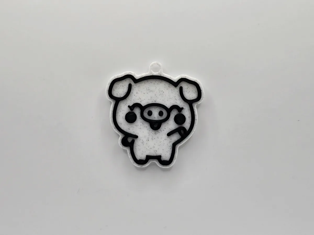 Cute Pig Keychain - Free 3D Print Model - MakerWorld
