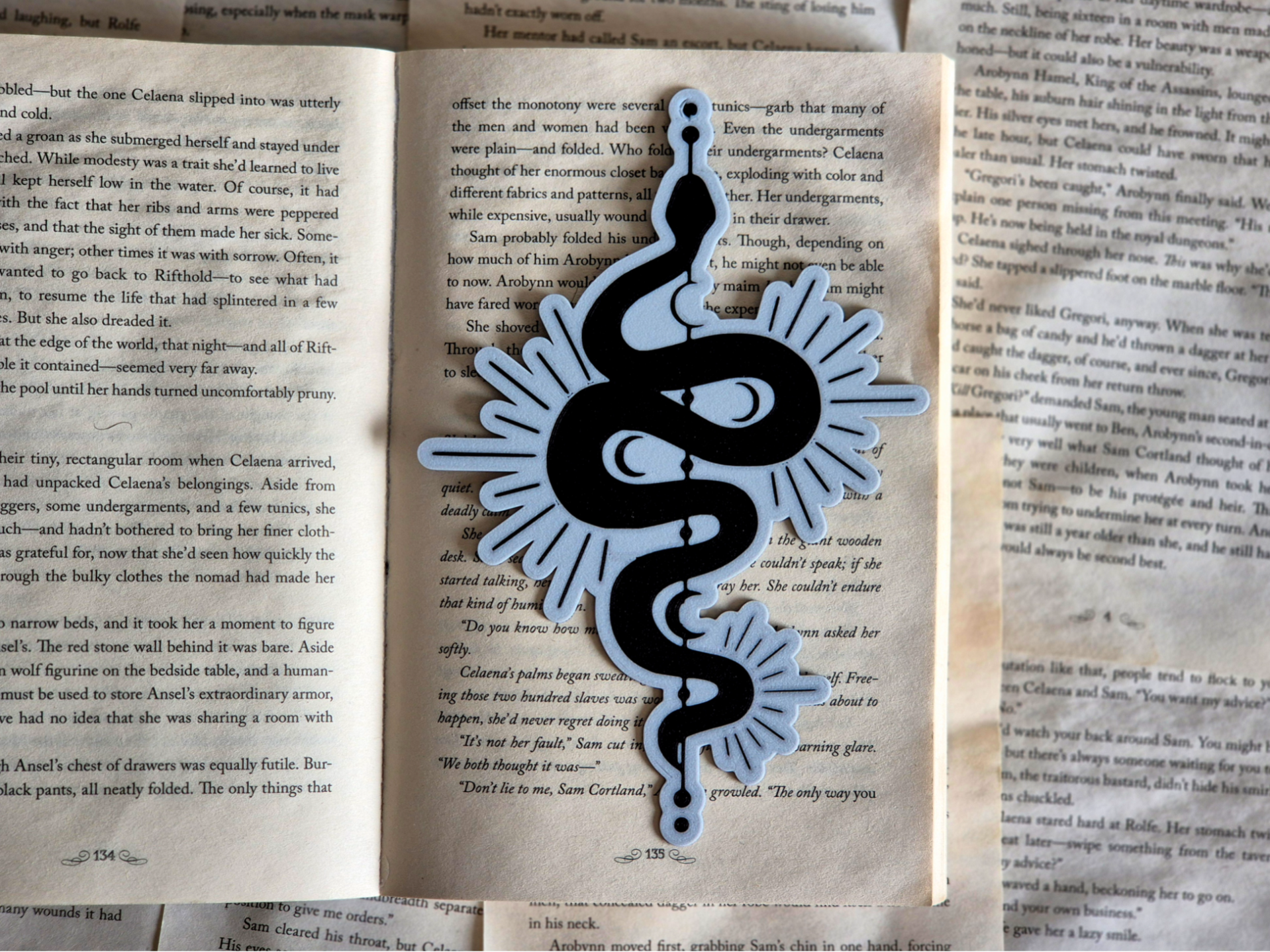 Snake Bookmark Fantasy