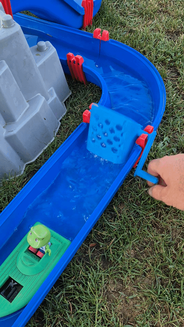 Wasserbahn Kurbel