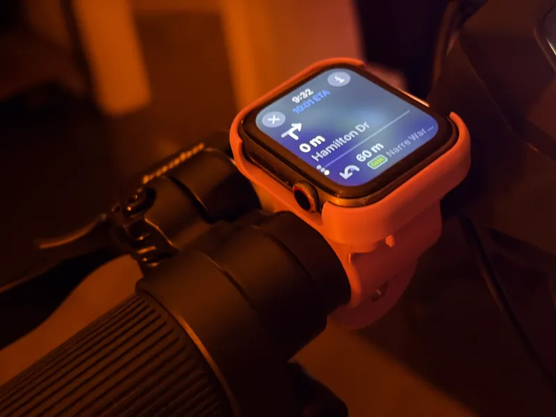 Apple Watch Handlebar Mount