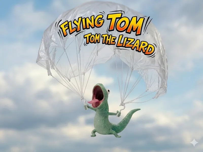 Fallschirm - Tom the Lizard