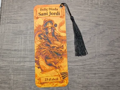 Luffy Sant Jordi Bookmark
