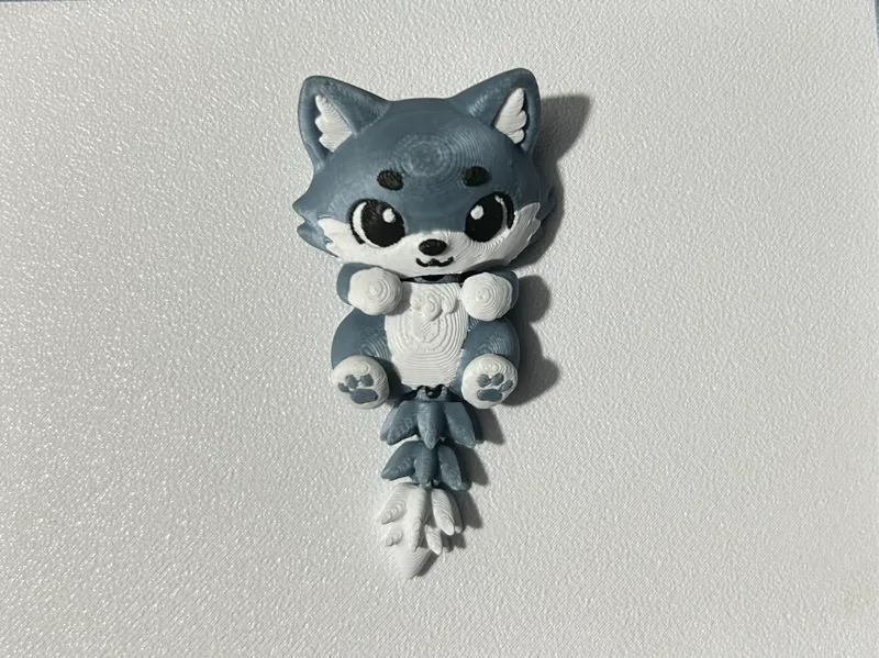 Lupo Flexy - Portachiavi Articolato