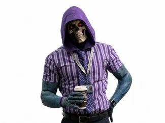 HR Skeleton 80s Cartoon Villain Skel-e-tor