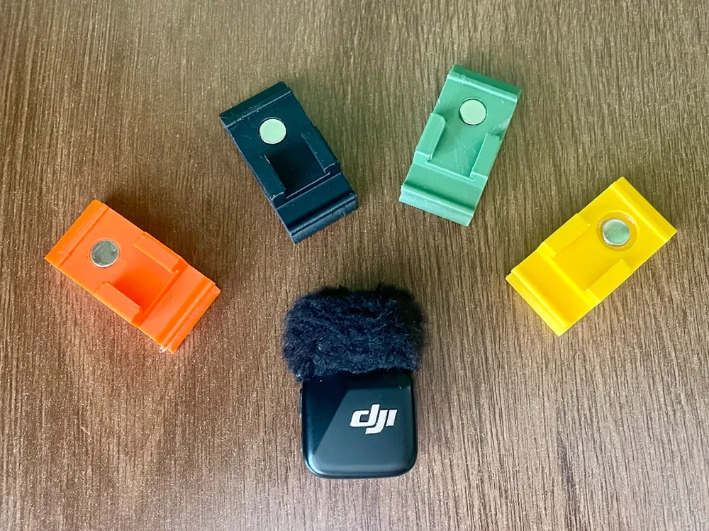 DJI MIni Mic Magnetic Clip Extender - Free 3D Print Model - MakerWorld