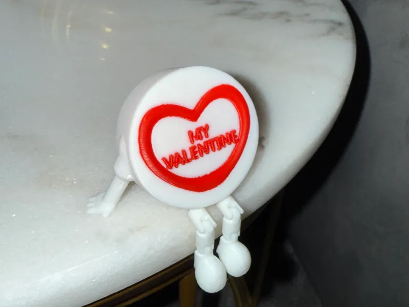 Articulated Love Heart Sweet 'My Valentine'