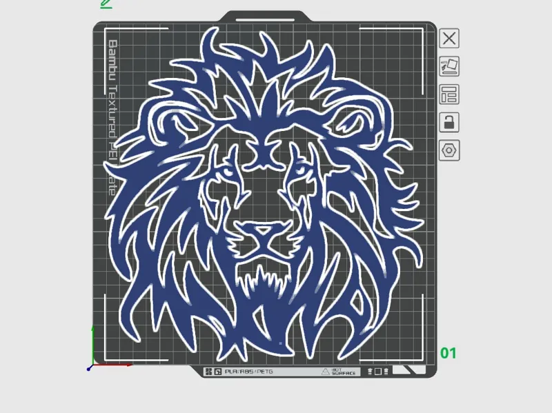 Lion Decore
