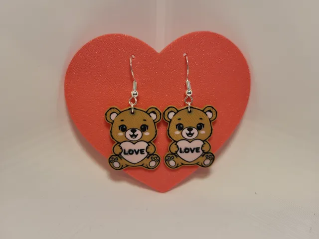 Bär Love Ohrringe