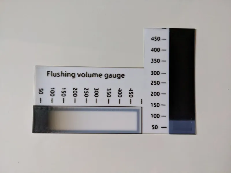 Bambu AMS flushing volume gauge