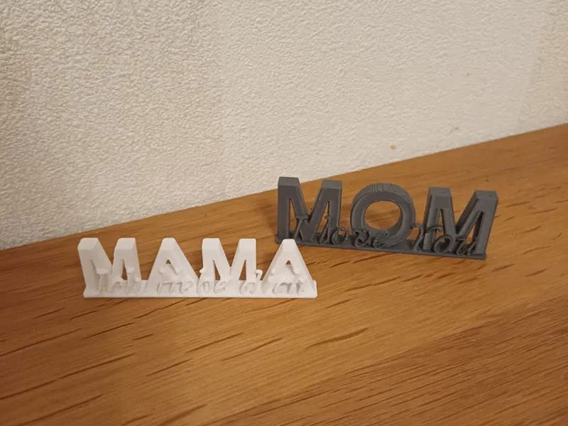 Mutterstaggeschenk (Mama ich liebe dich)