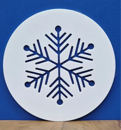 Snowflake Stencil - Style 1
