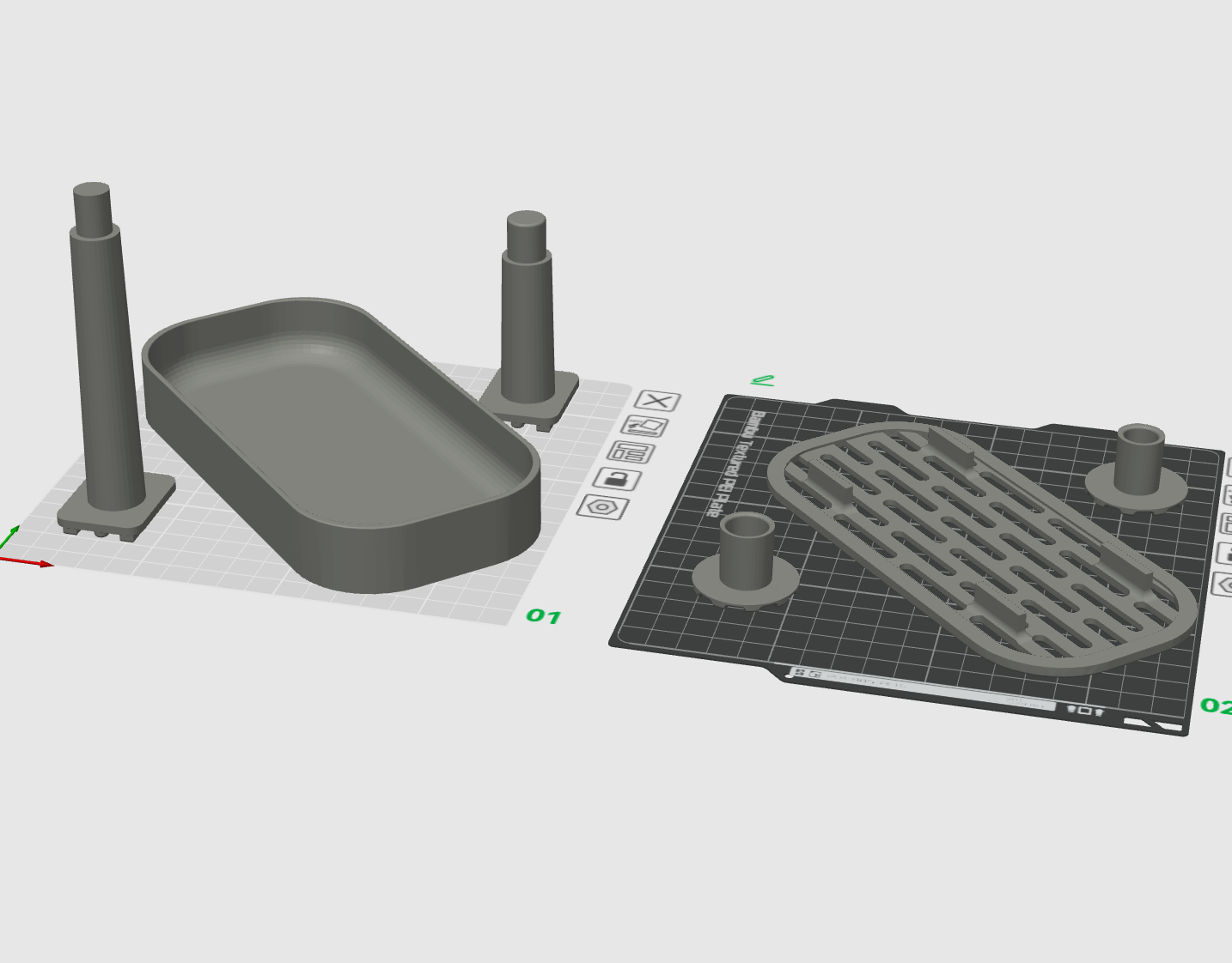 Miniatura 5 do modelo 3D 杯架和沥水盘，可自由组合摆放的杯架，实用至上