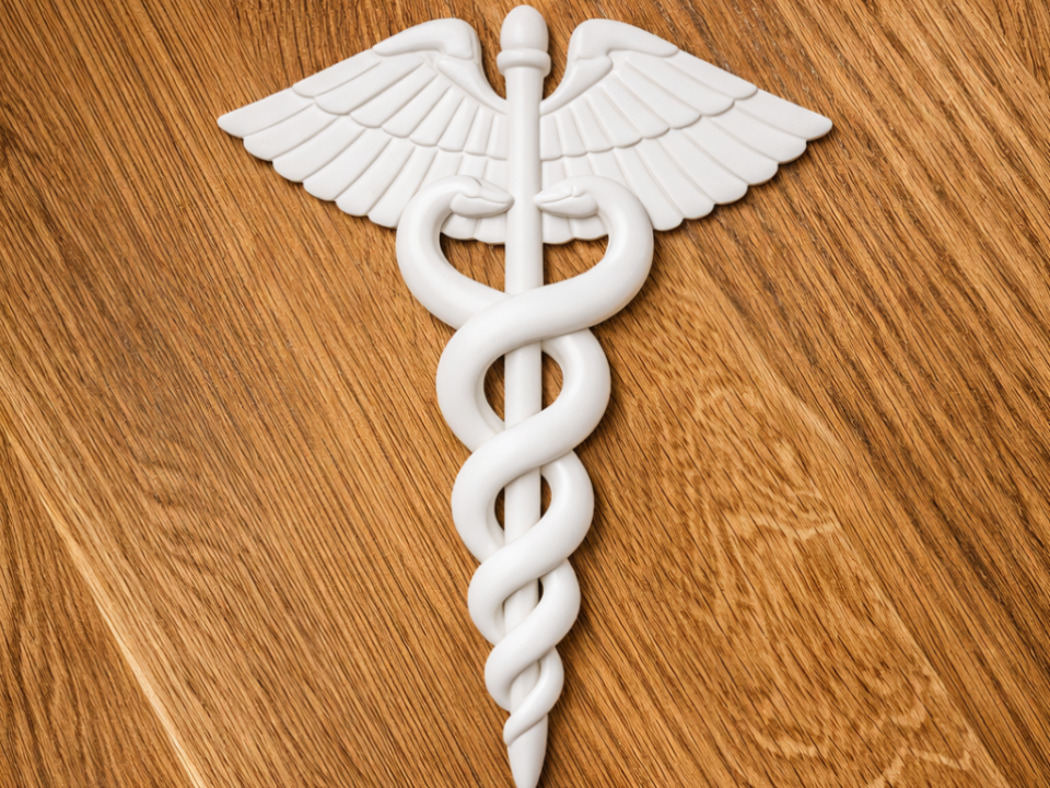 Caduceus Rod / Medicine symbol / Doctor's symbol