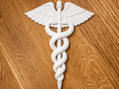 Caduceus Rod / Medicine symbol / Doctor's symbol