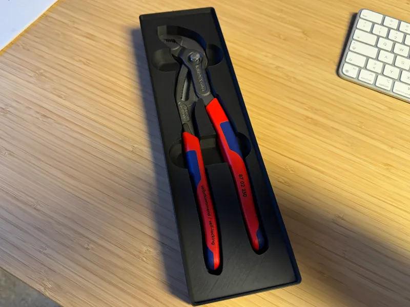 Gridfinity Knipex 87 02 250 Cobra Water Pump Plier