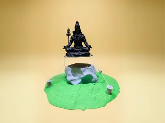 The Levitating Relic of Lord Shiva