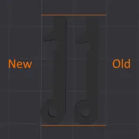 Slightly longer, easier use latches
