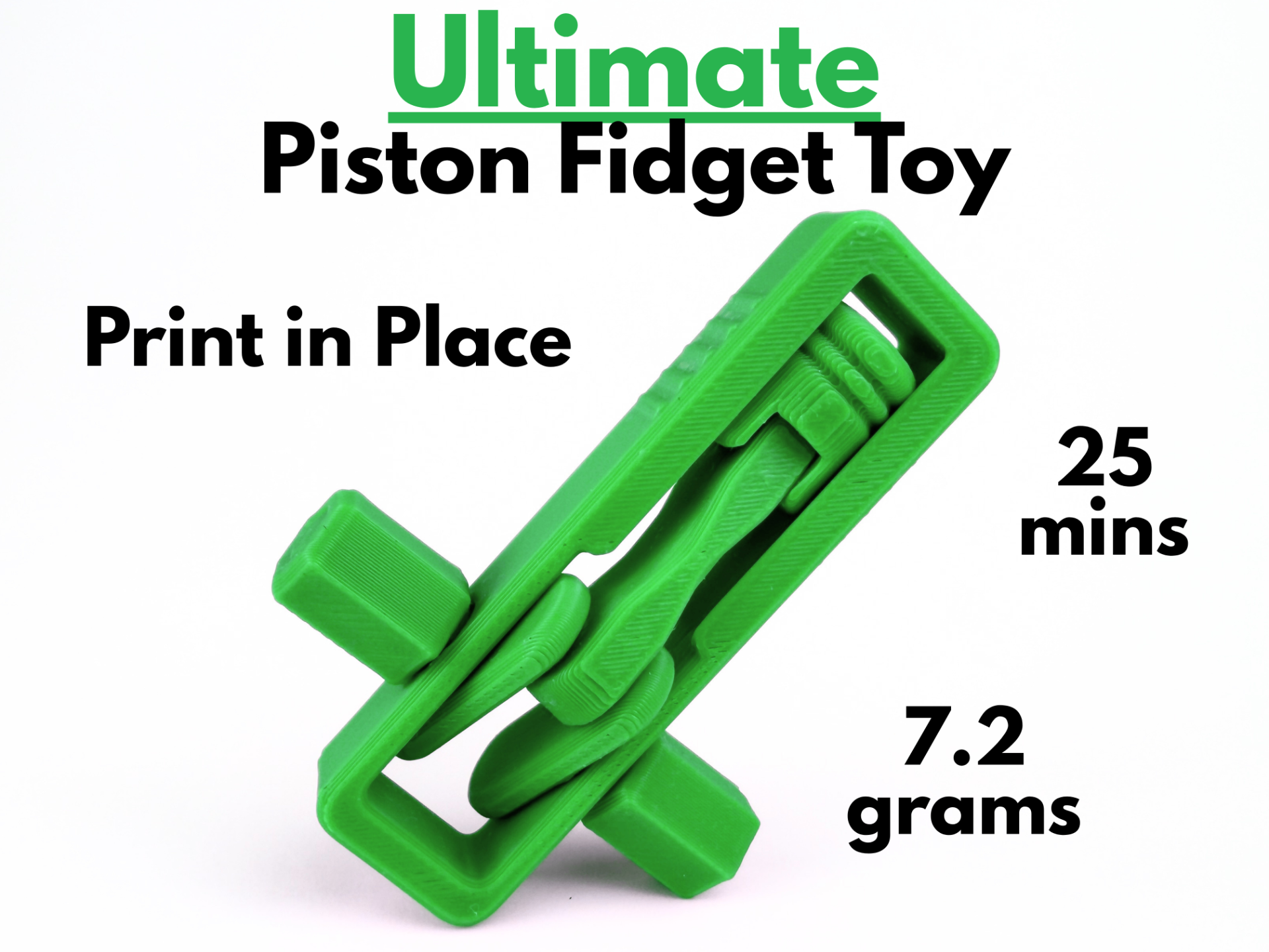 Ultimate Piston Fidget Toy (Print in Place)
