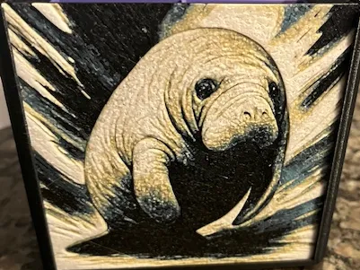 Manatee BlueHueforge 100x100