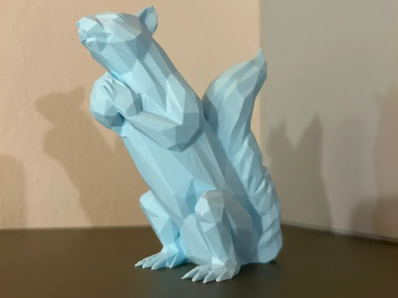 squirrel lowpoly