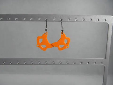 Cute Fox earrings view 3