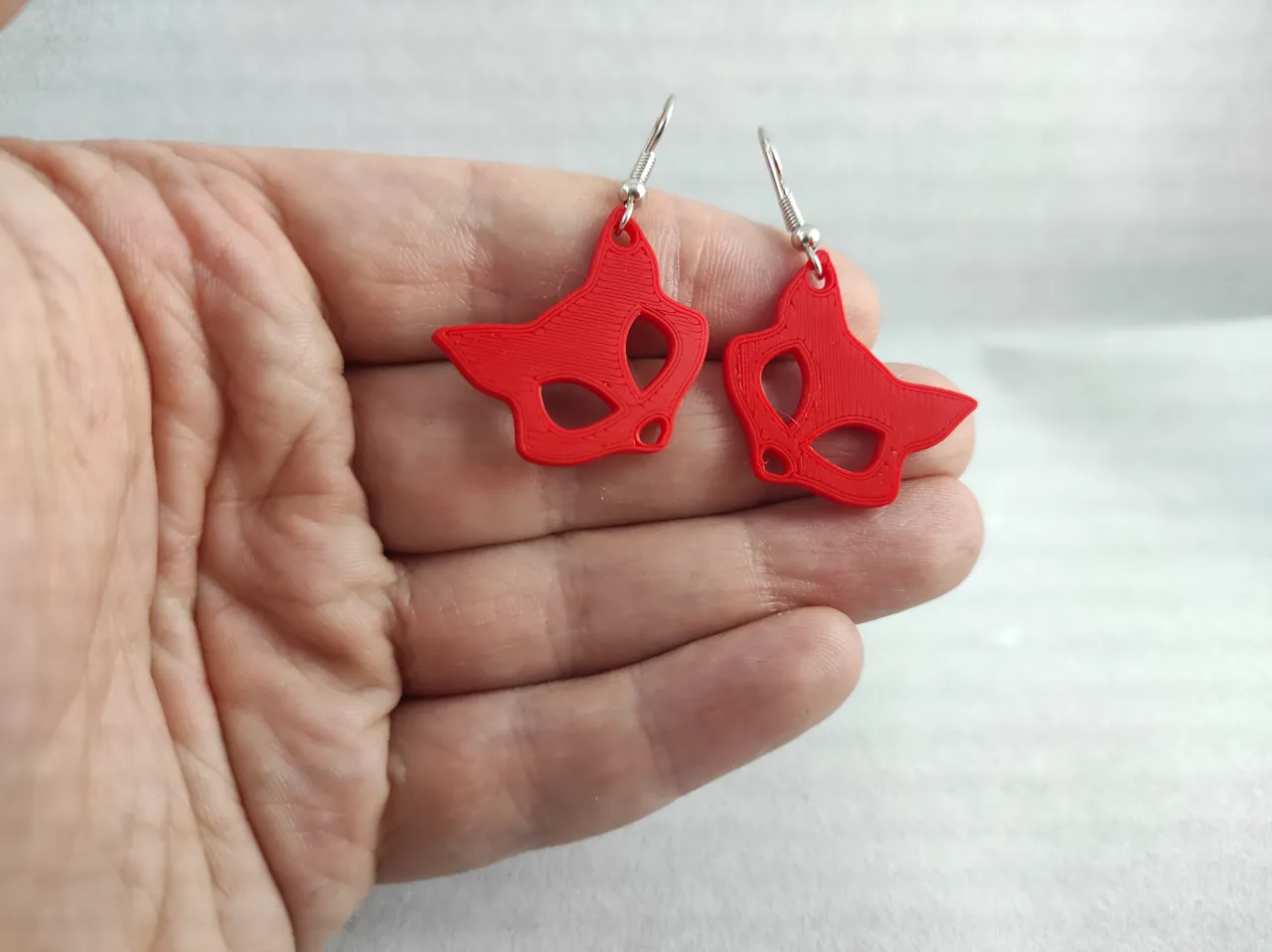 Cute Fox earrings view 2