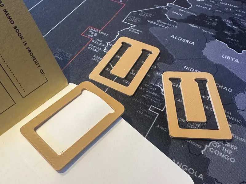 Low Profile Travel Bookmark 