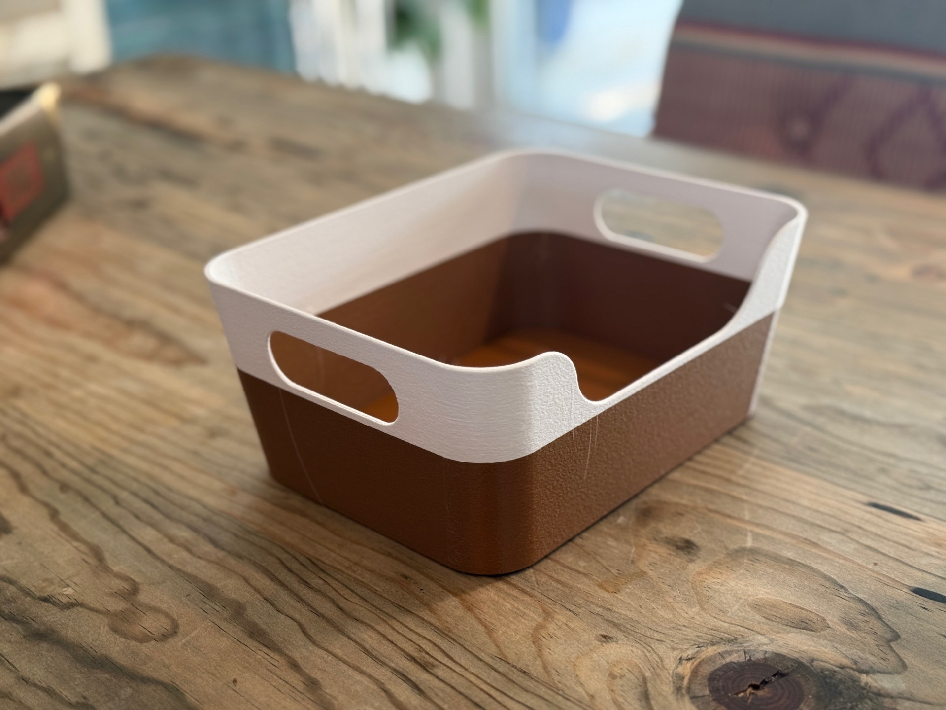 Minimalist Cabinet Bin with Lift Handles 