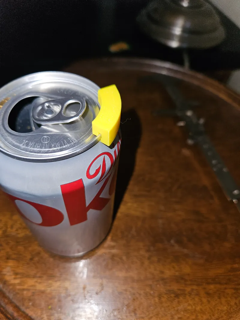 A tag for a can that says "this is my beer so stay away"