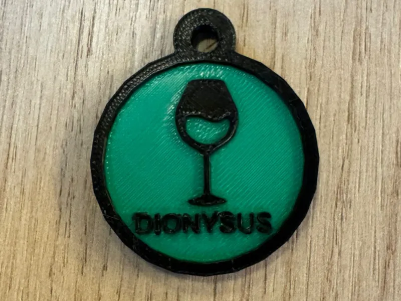 Dionysus Keychain (Greek Mythology)