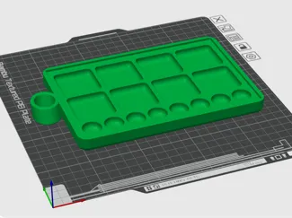 Paint Palette With Thumb Loop