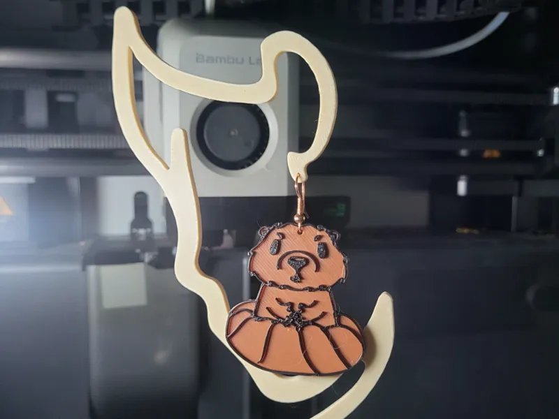 Groundhog earring