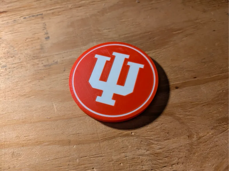 Indiana Hoosiers Drink Coaster