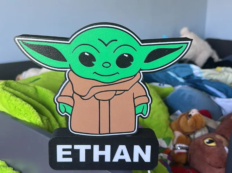 Yoda Baby lightBox - edit name