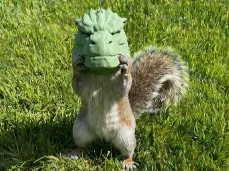 Godzilla Squirrel Feeder