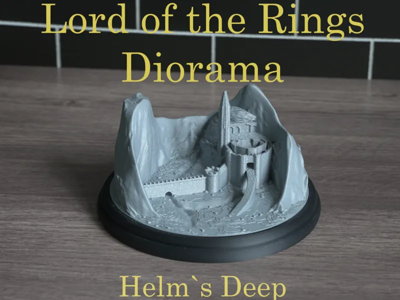 Helm`s Deep - Diorama