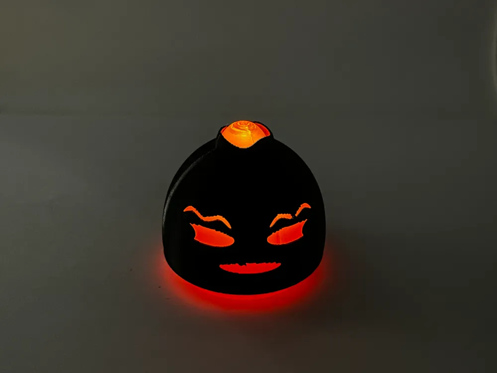 Doodle Monster Face (Lamp) by Crafted Creations - MakerWorld