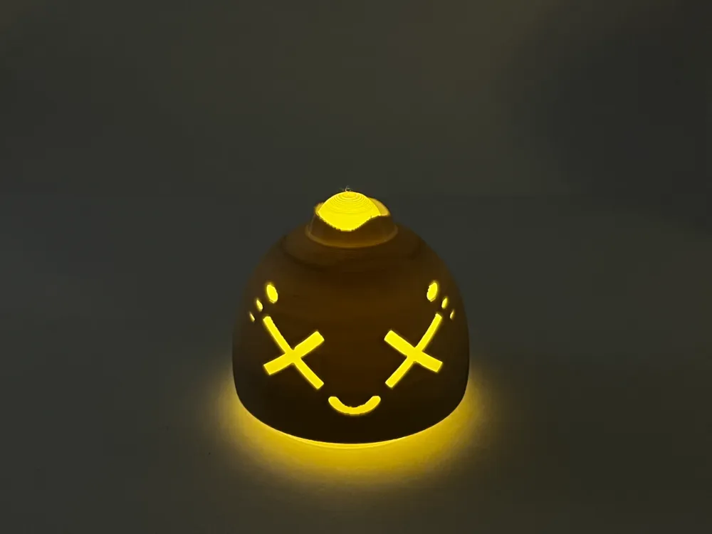 Doodle Monster Face (Lamp) by Crafted Creations - MakerWorld