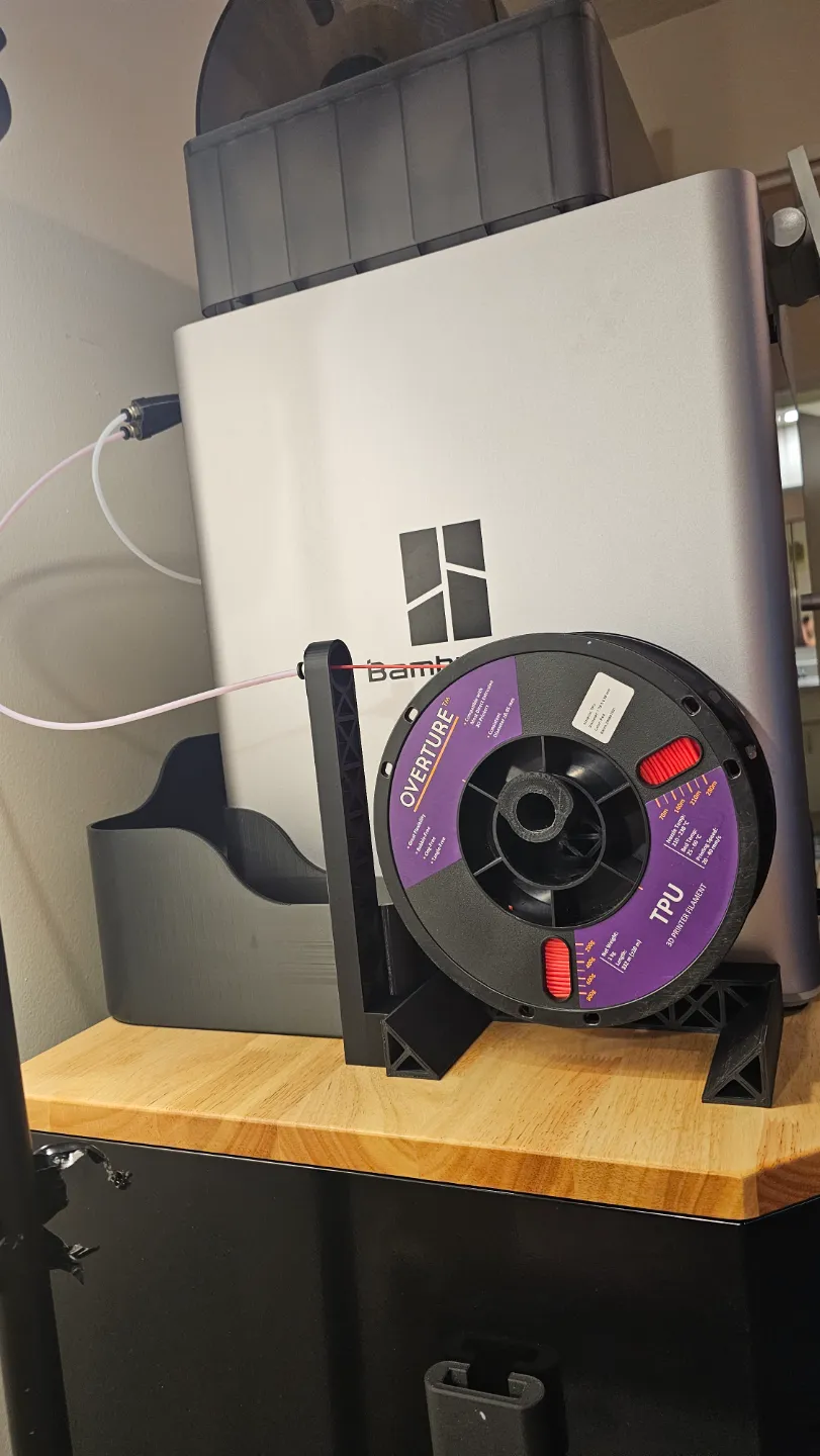 External Spool Holder with optional PTFE tube holder by SPEKERDUDE ...