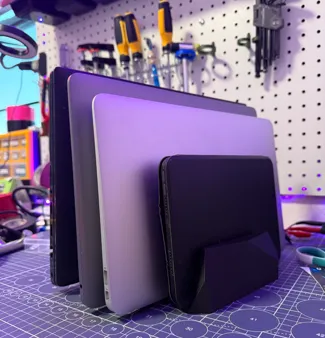 Vertical Laptop Stand / 5 Slot / Adjustable Slots
