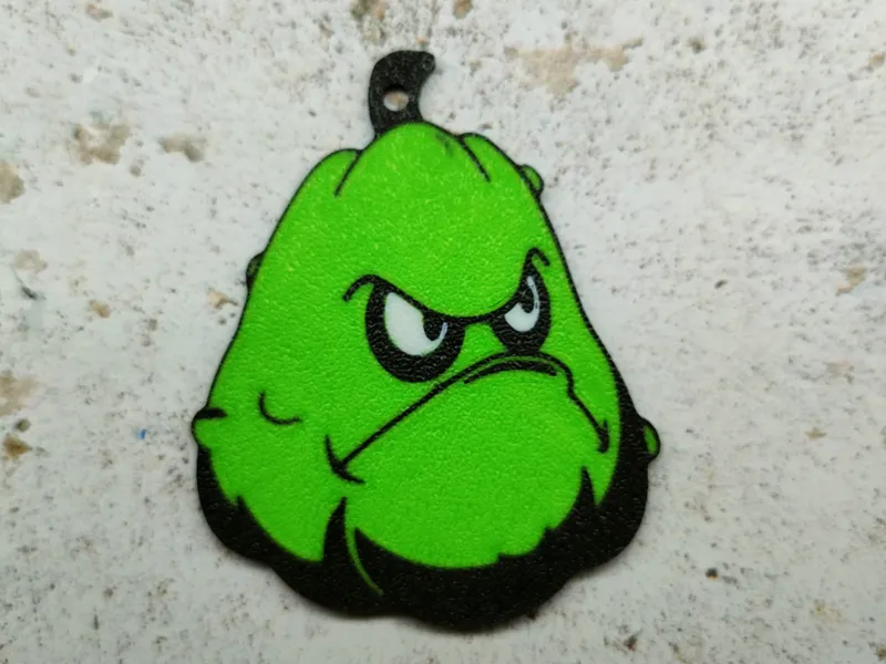 Apisonaflor - Squash- Keychain / Plants Vs Zombies