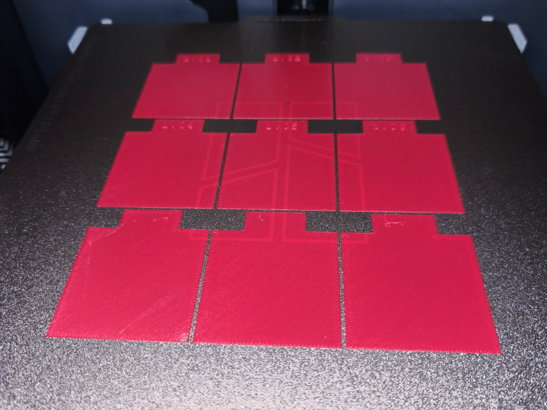 testing the correct first-layer flow rate