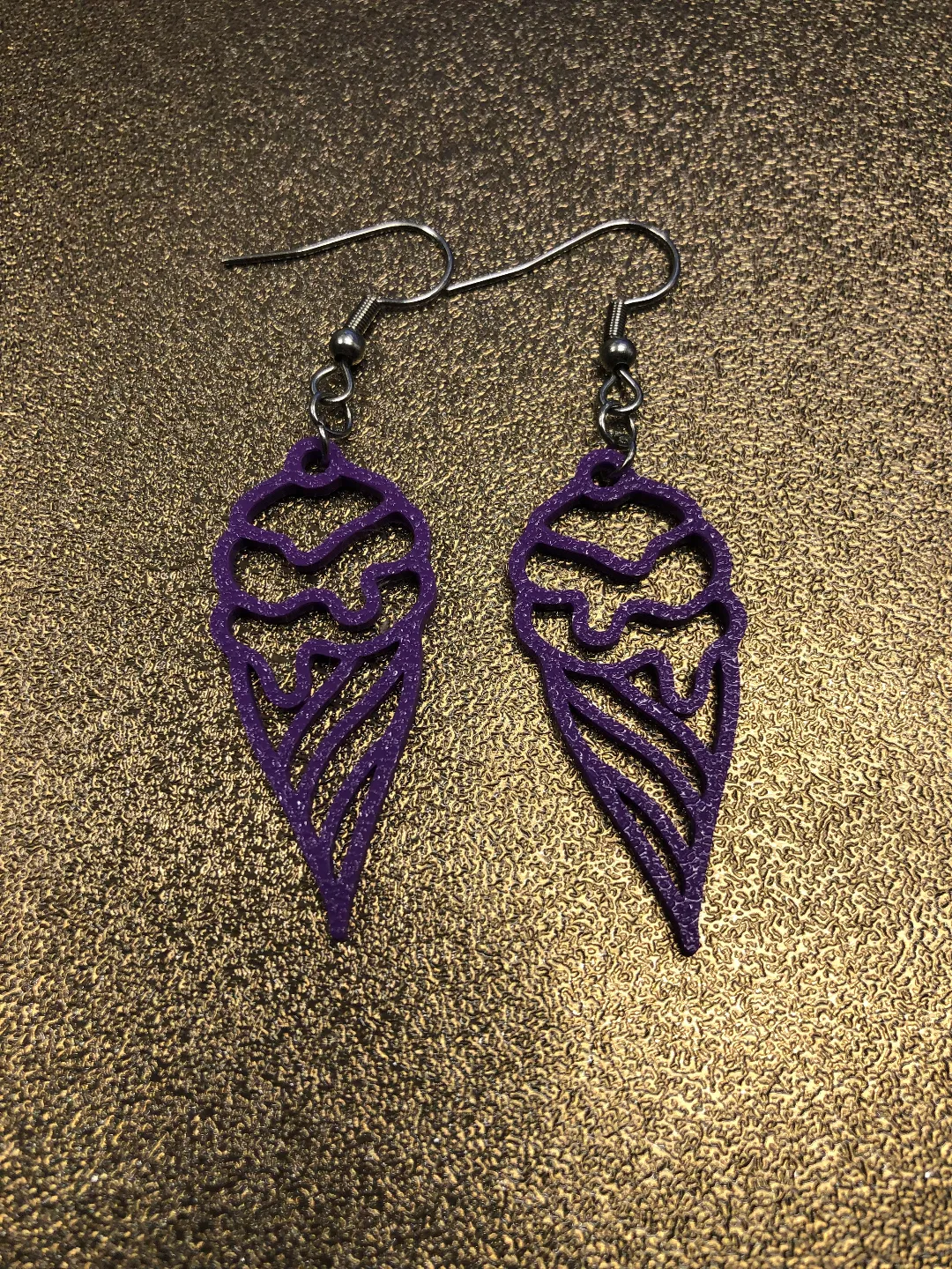 ice cream earrings no AMS 0.4 mm nozzle view 2