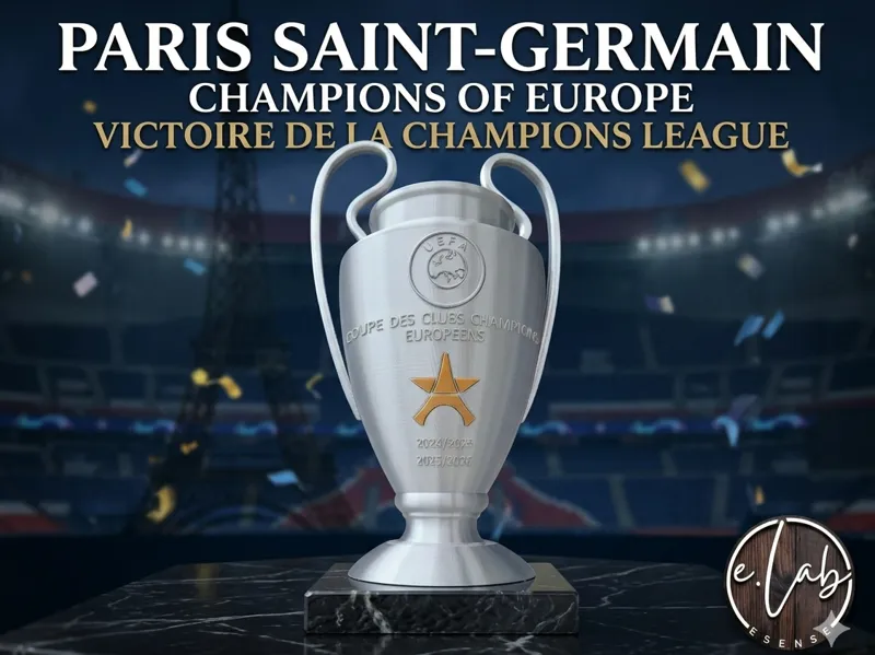PSG Champions League Trophy - No AMS Needed